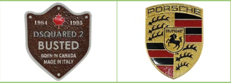 Emblem pair